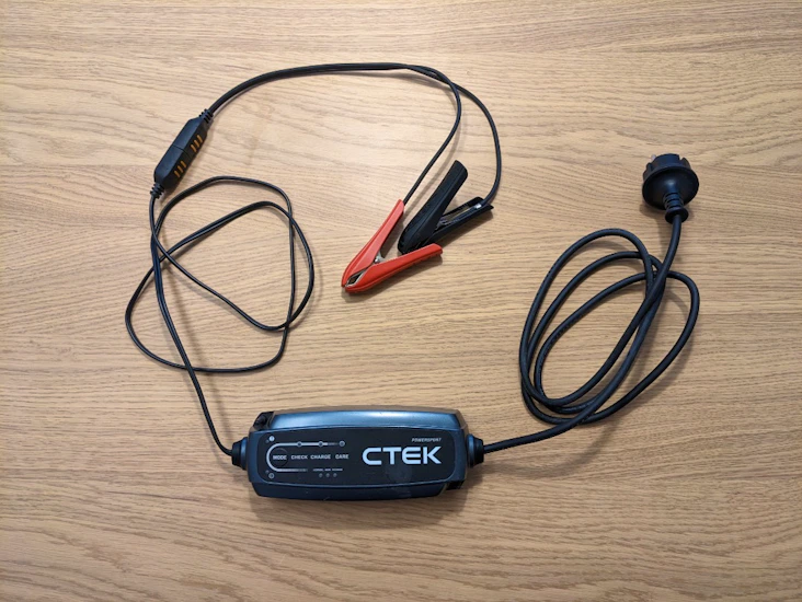 Batteriladdare för mc, ctek powersport