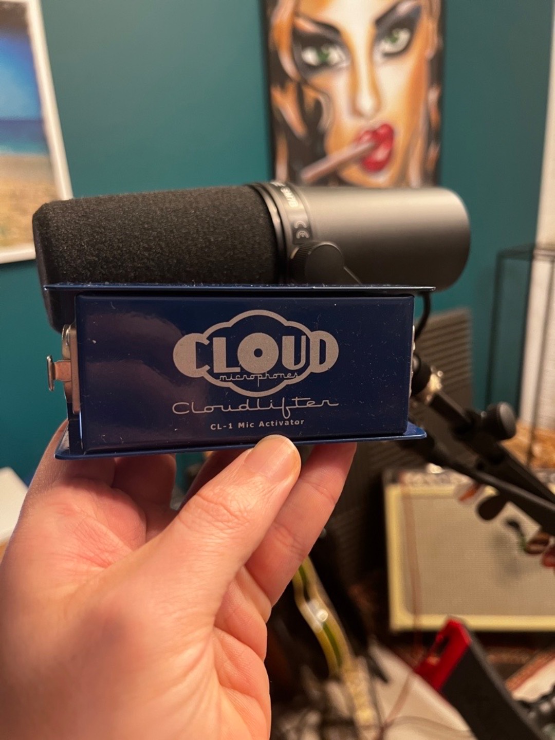 Shure sm7b med cloudlifter