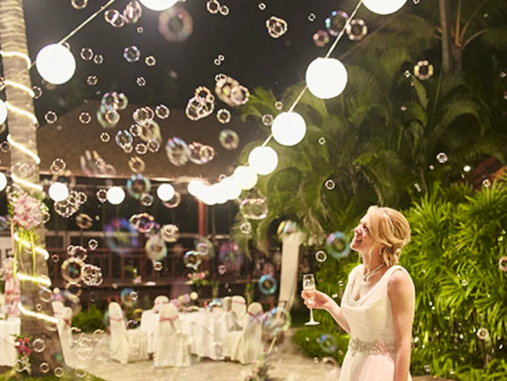 Bubbelmaskin + såpbubbelvätska