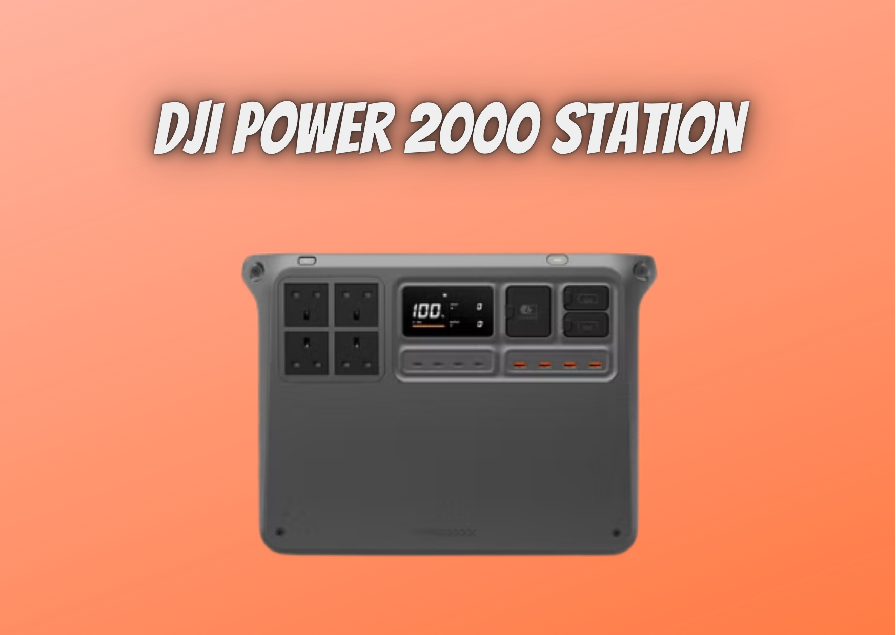 Dji power 2000 portable power station