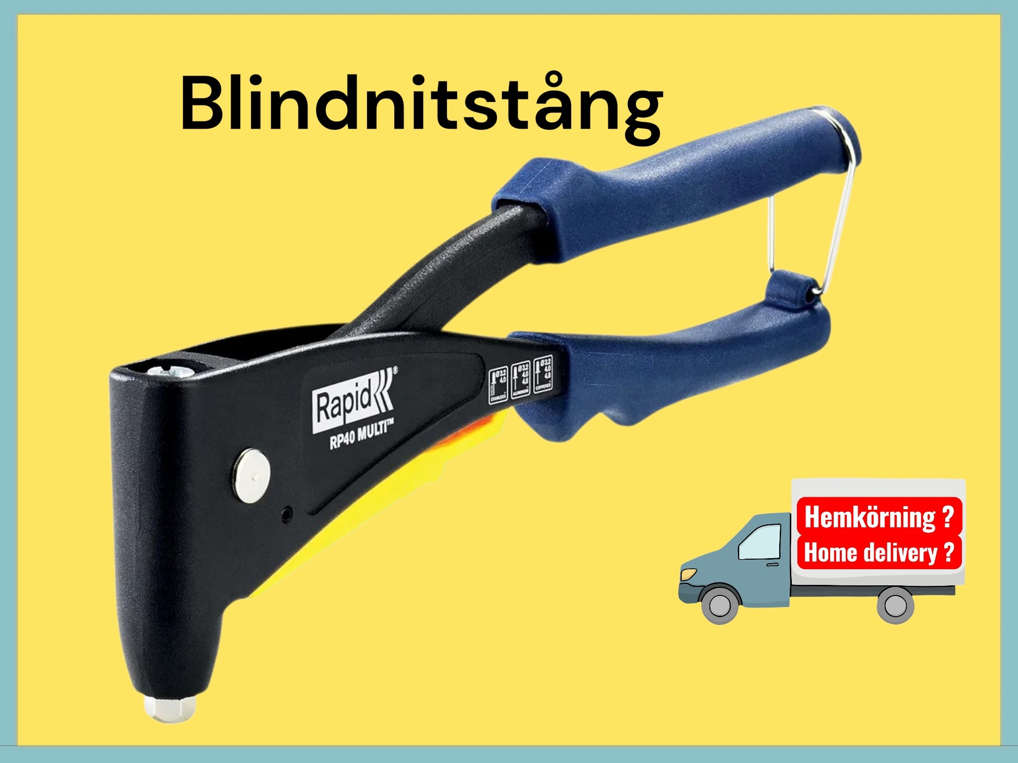 Rapid rp40 multi blindnittång