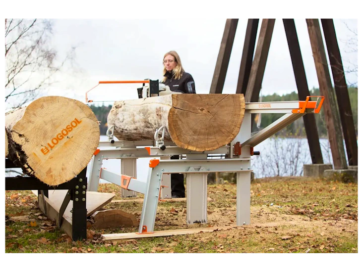 F2+ kjedesagbruk (4 m med 2 stokkløftere