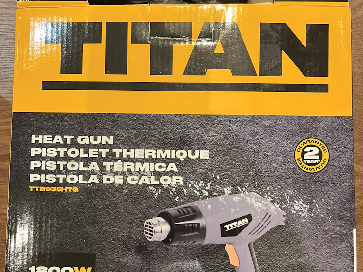 Brand new - titan heat gun 1800w