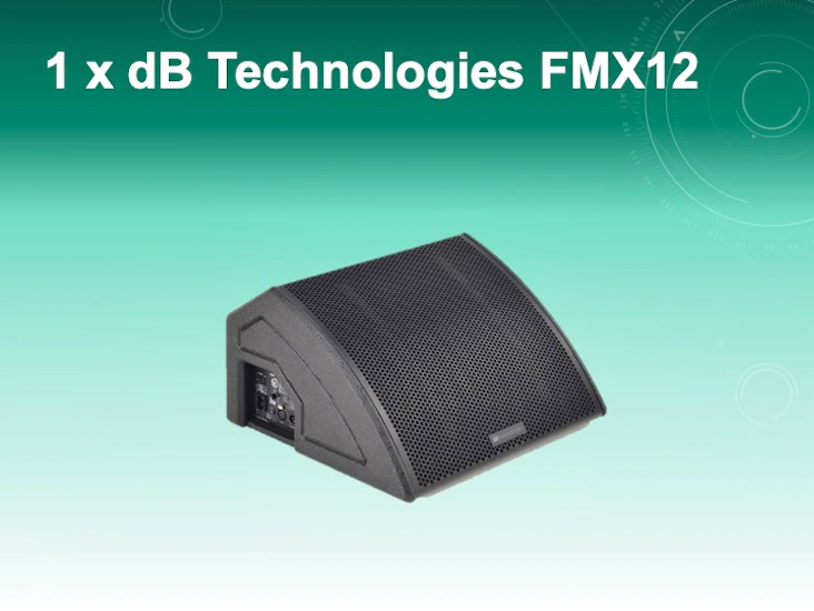 Db technologies fmx12 12-inch active floor monitor (single unit)