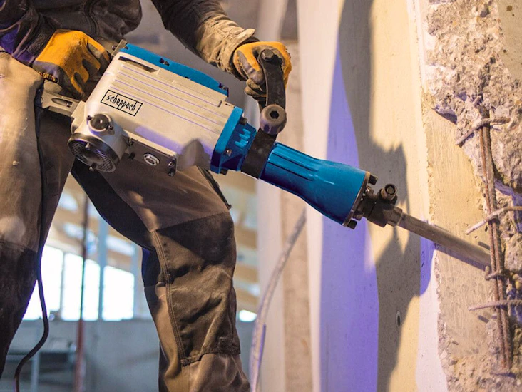 Kraftfull bilningshammare / mejselhammare / bilmaskin 1700w – perfekt för betong