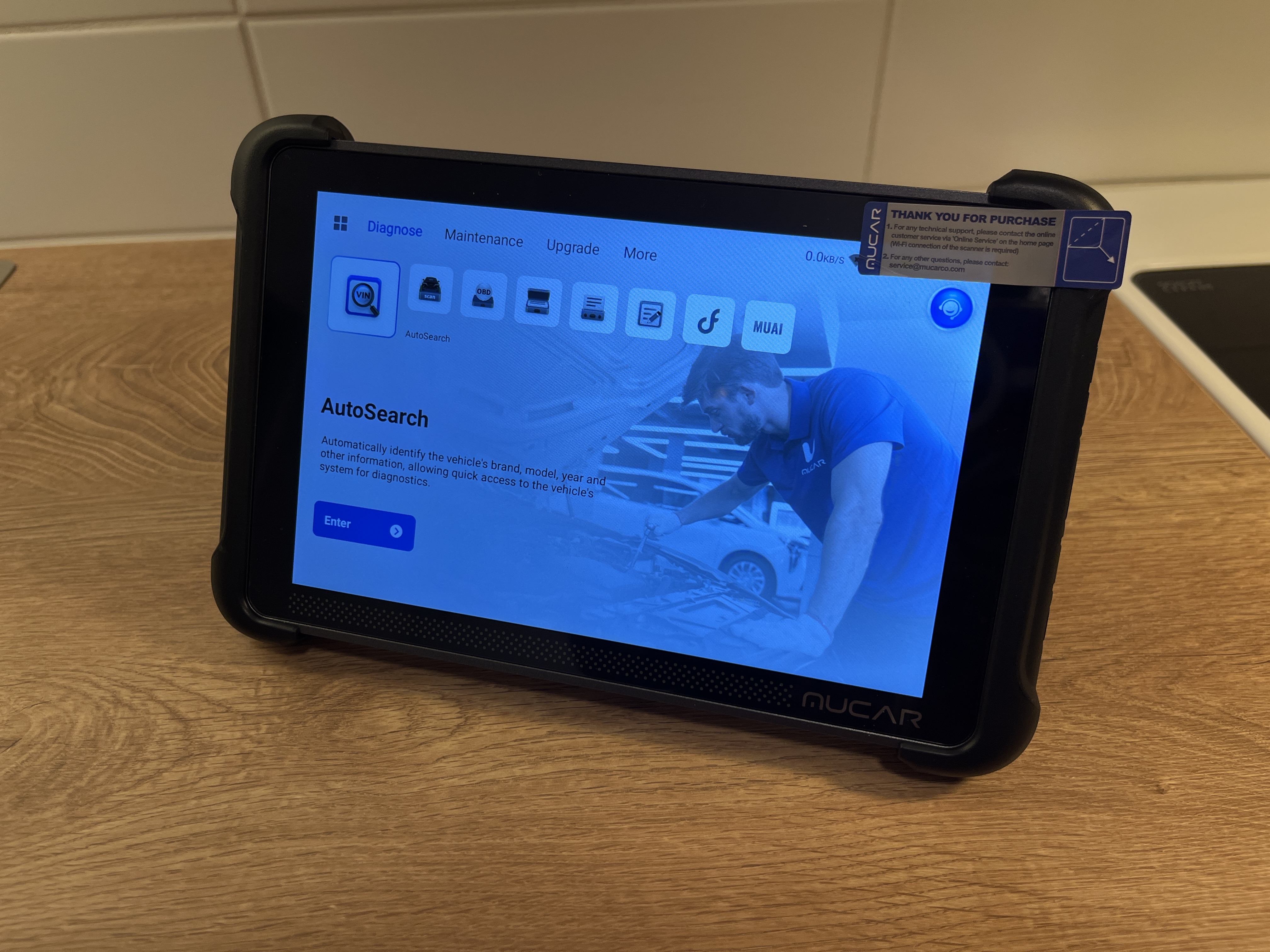 Mucar 892bt felkodläsare