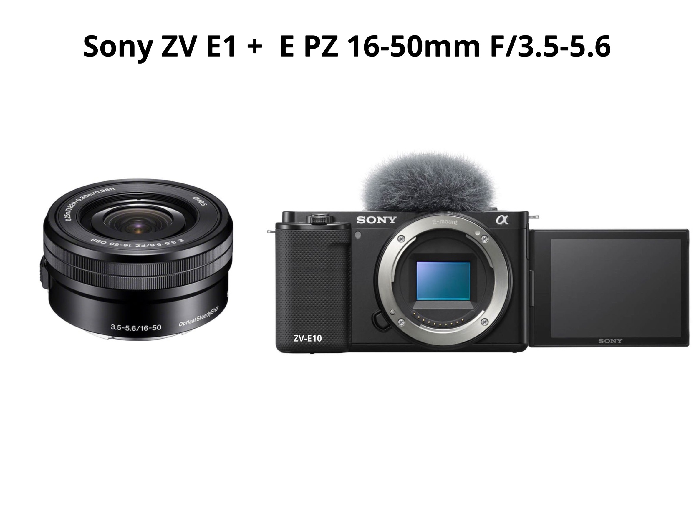 Sony zv e10 + fe 16-50mm f3.5-5.6 
