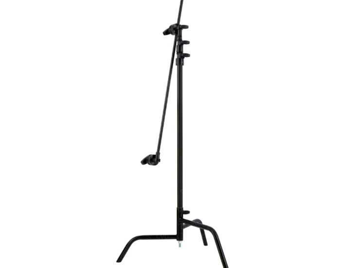 Matthews c-stand med sachtler rullekoffert