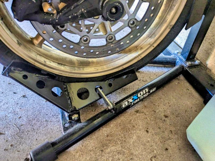 Depåstöd/transportstöd motorcykel