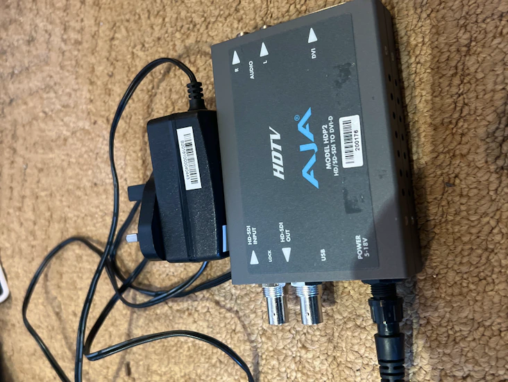 Aja hdp2 sdi to dvi converter