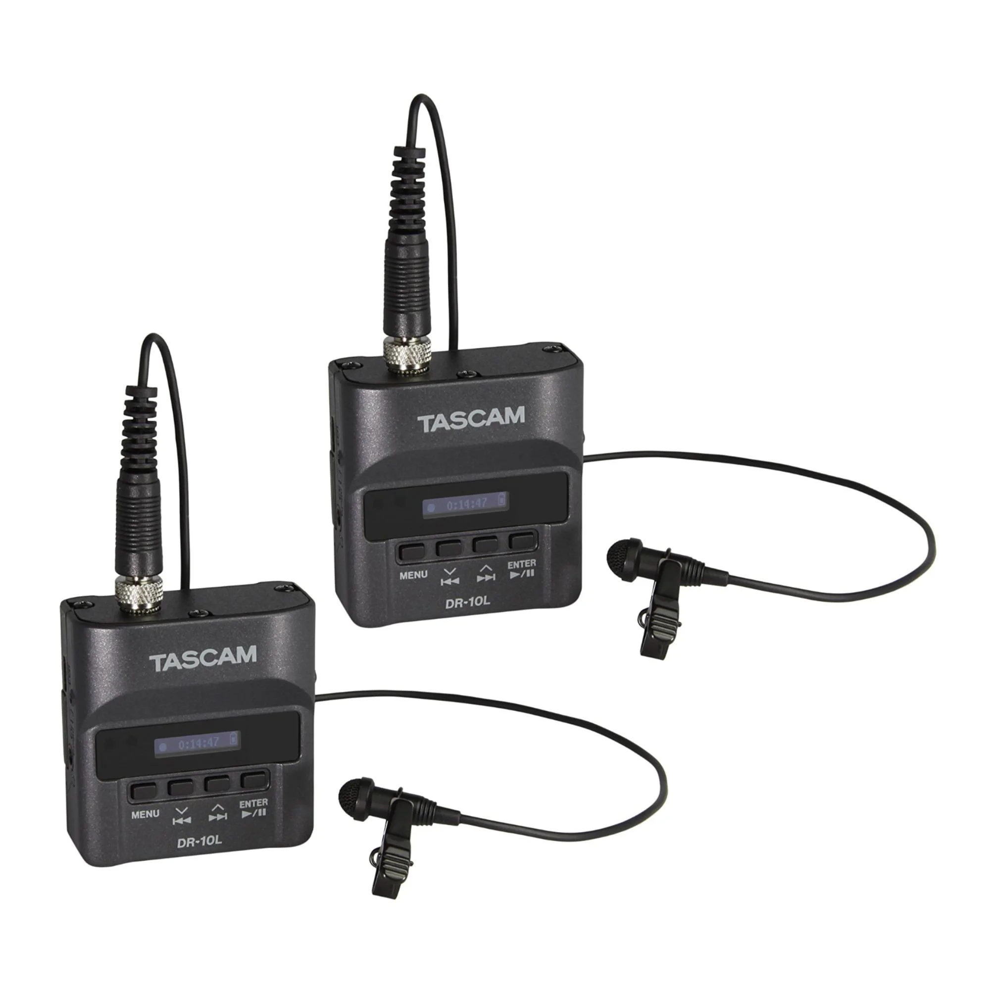 Tascam dr-10l pro recorder with lavalier mic (built-in lav lapel microphone, similar to zoom f2, tentacle sync e, 32 bit float)