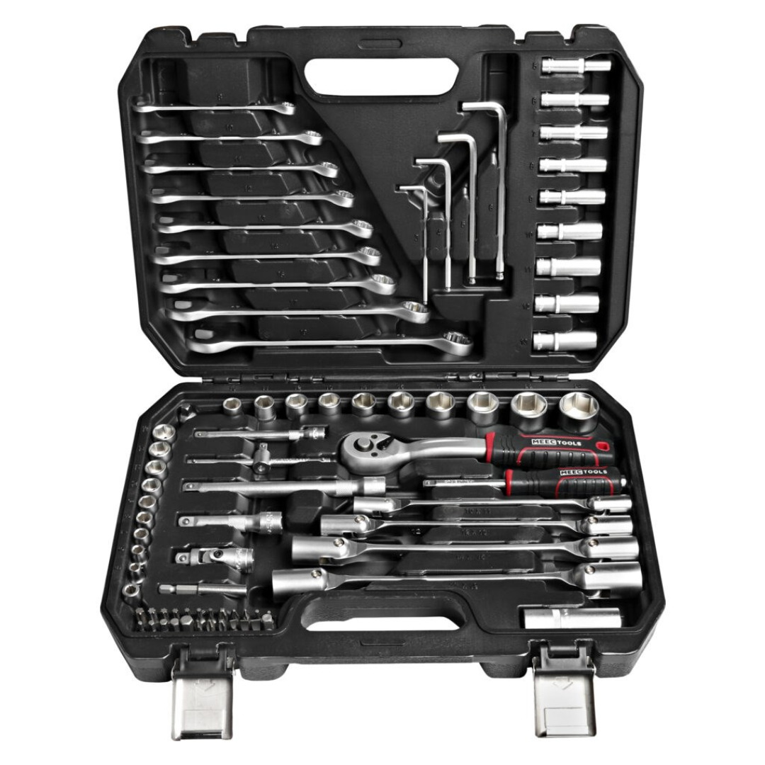  hylsnyckelsats 80 delar 1/4"-3/8"