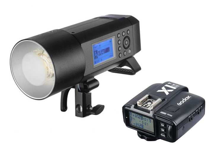 Batteridriven studioblixt ad400 pro ttl + x1t