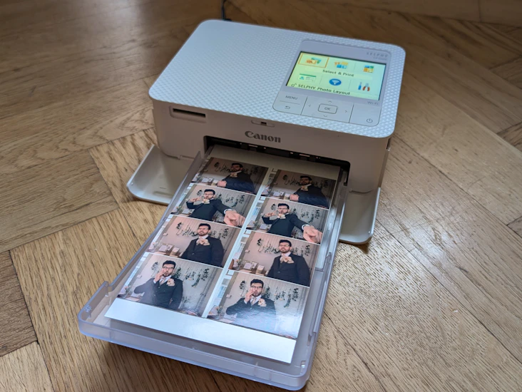 Fotoskrivare perfekt till festen.