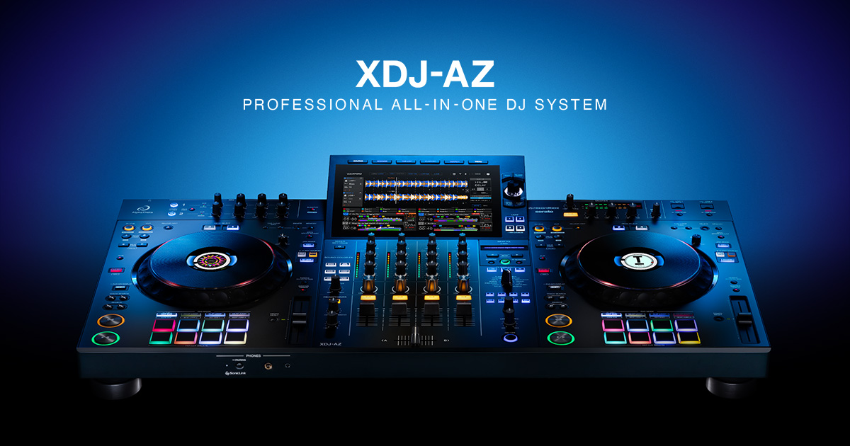 Pioneer dj xdj-az (2025) — brand new 4-channel all-in-one dj system + flight case