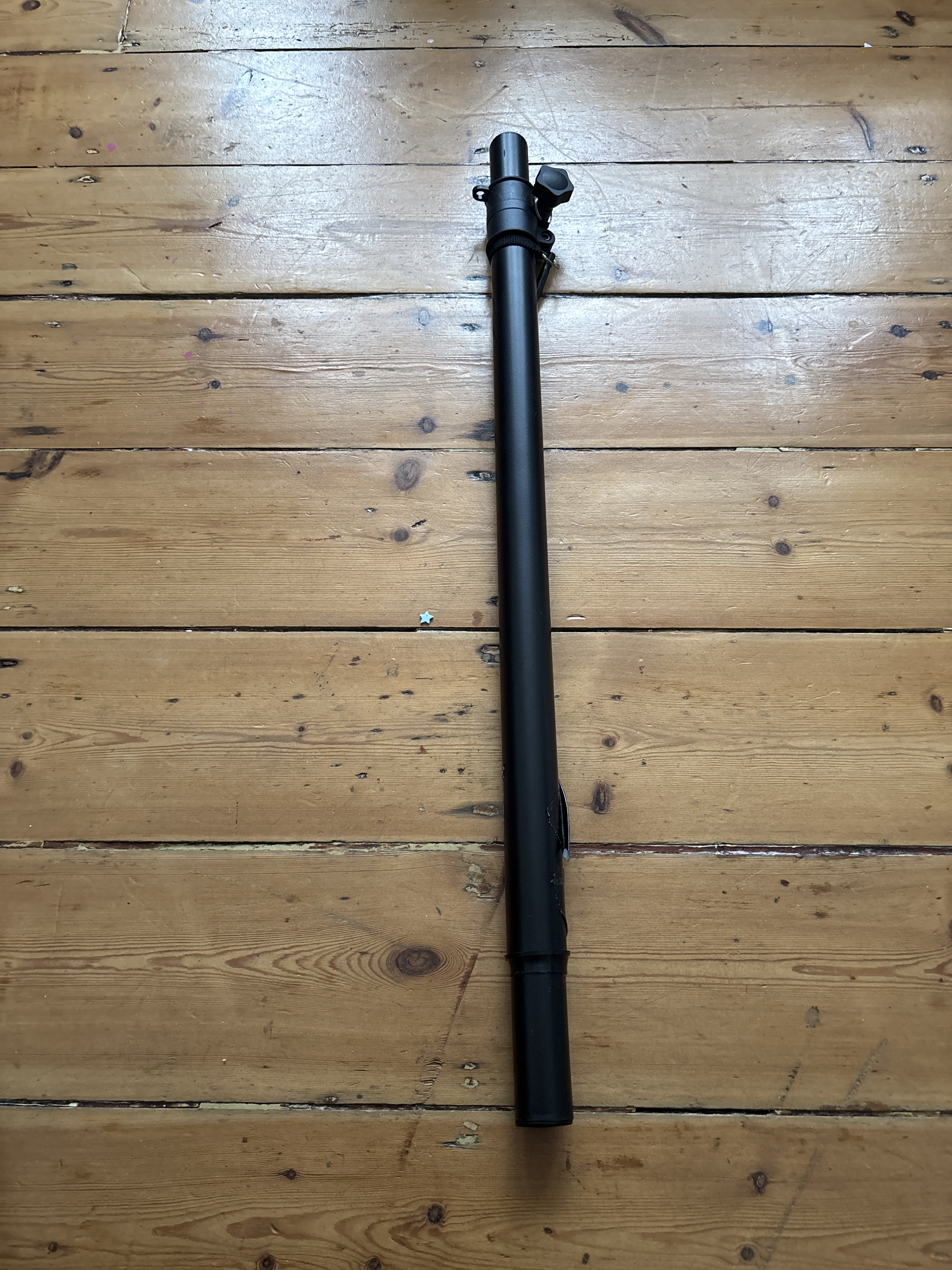 Subwoofer extension speaker pole