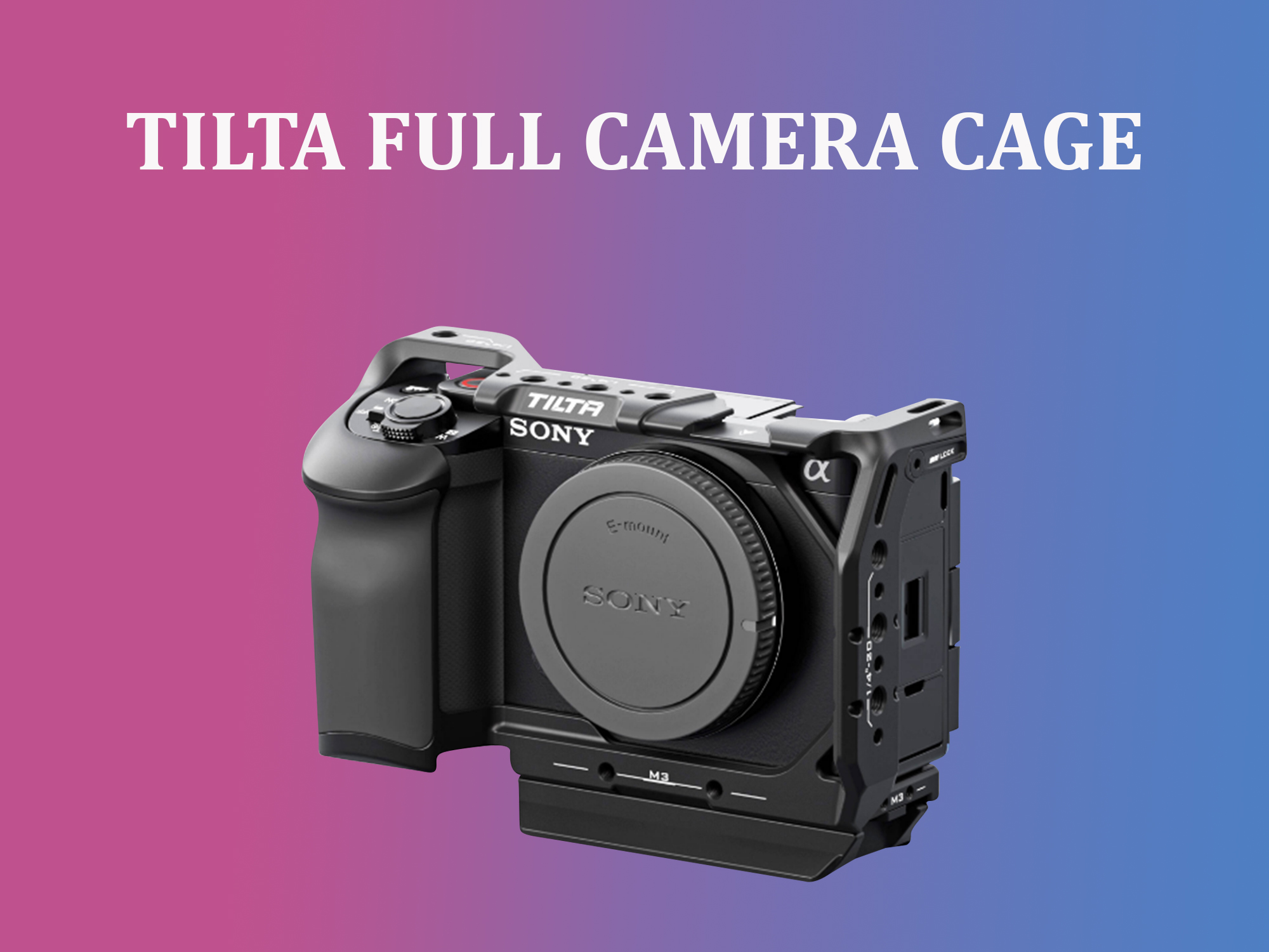 Tilta fill camera cage - sony a73 / a7s3 / sony iv 
