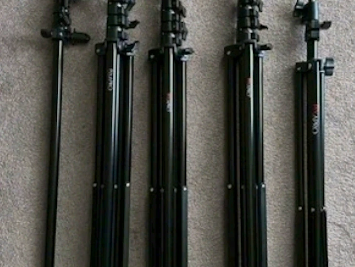 4 x pixapro 240cm lighting stands with bag
