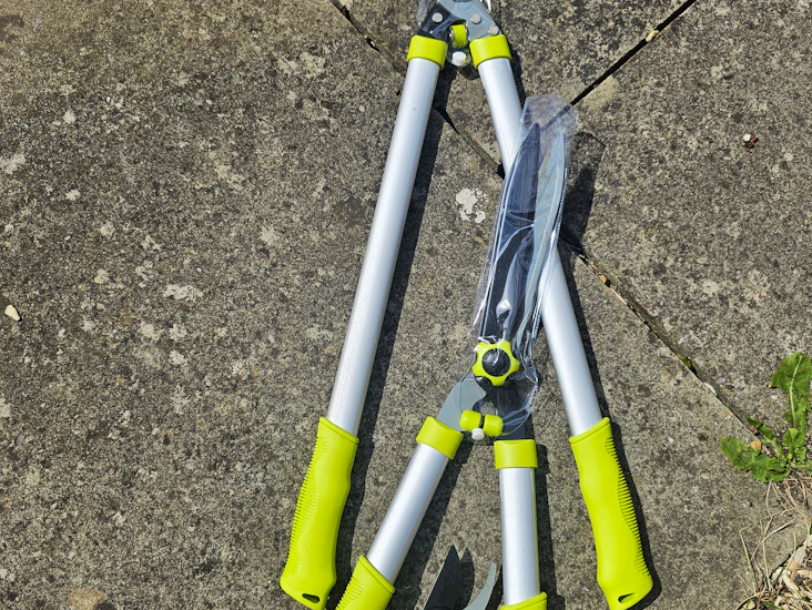 3pc garden shears set – tree lopper, hedge shears, garden secateurs/pruning shears