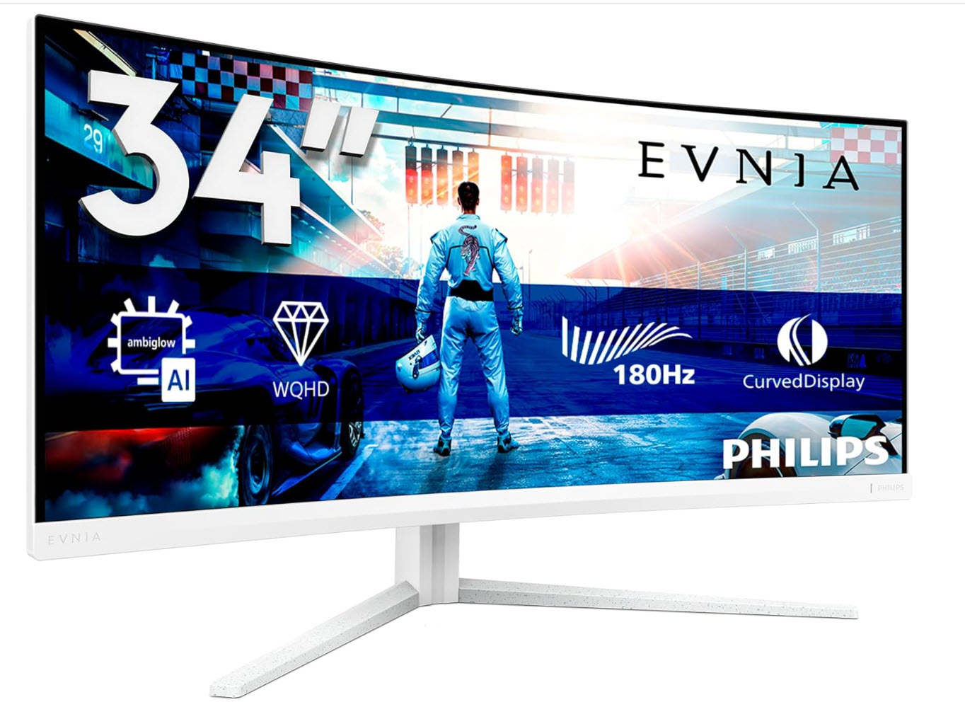 Philips evnia 34m2c5501a - 34 inch wqhd curved gaming monitor