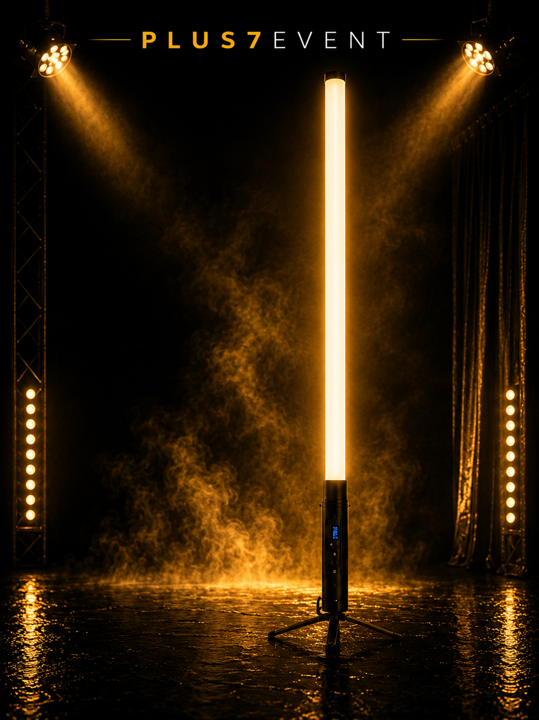Neewer led tube light stands – event & party lighting hire