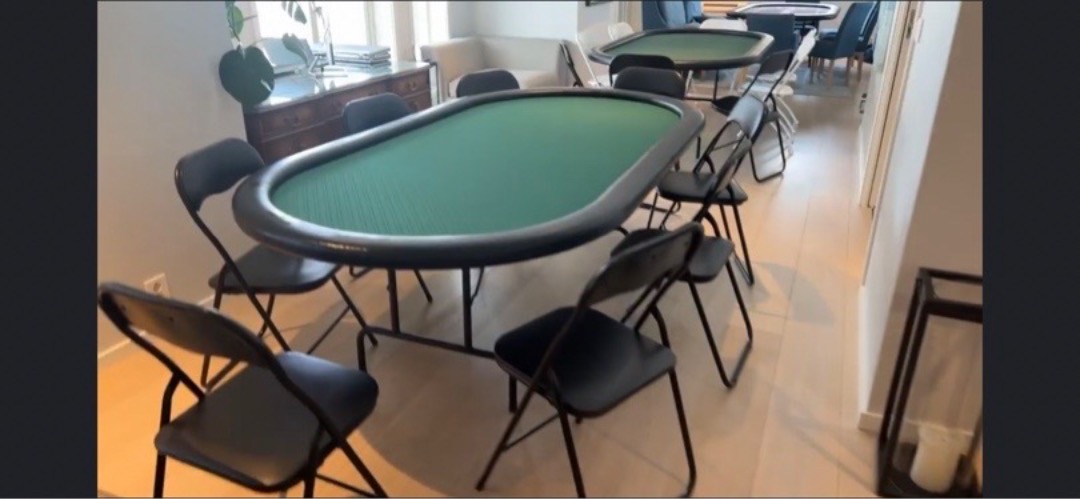 Pokerutleie.no - pokerbord, stoler og sjetonger