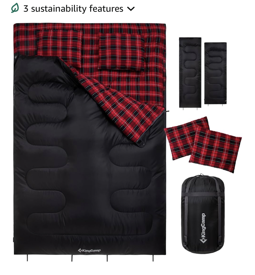 Sleeping bag king size