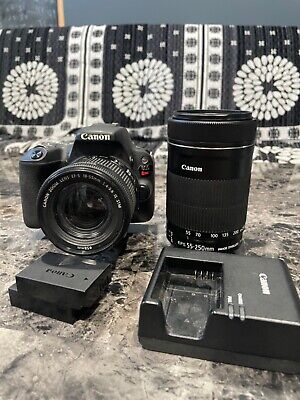 Canon sl2 kit with 18-55mm and 55-250mm lens