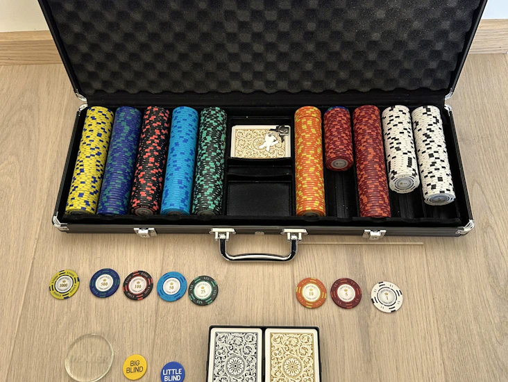 Pokersett til utleie