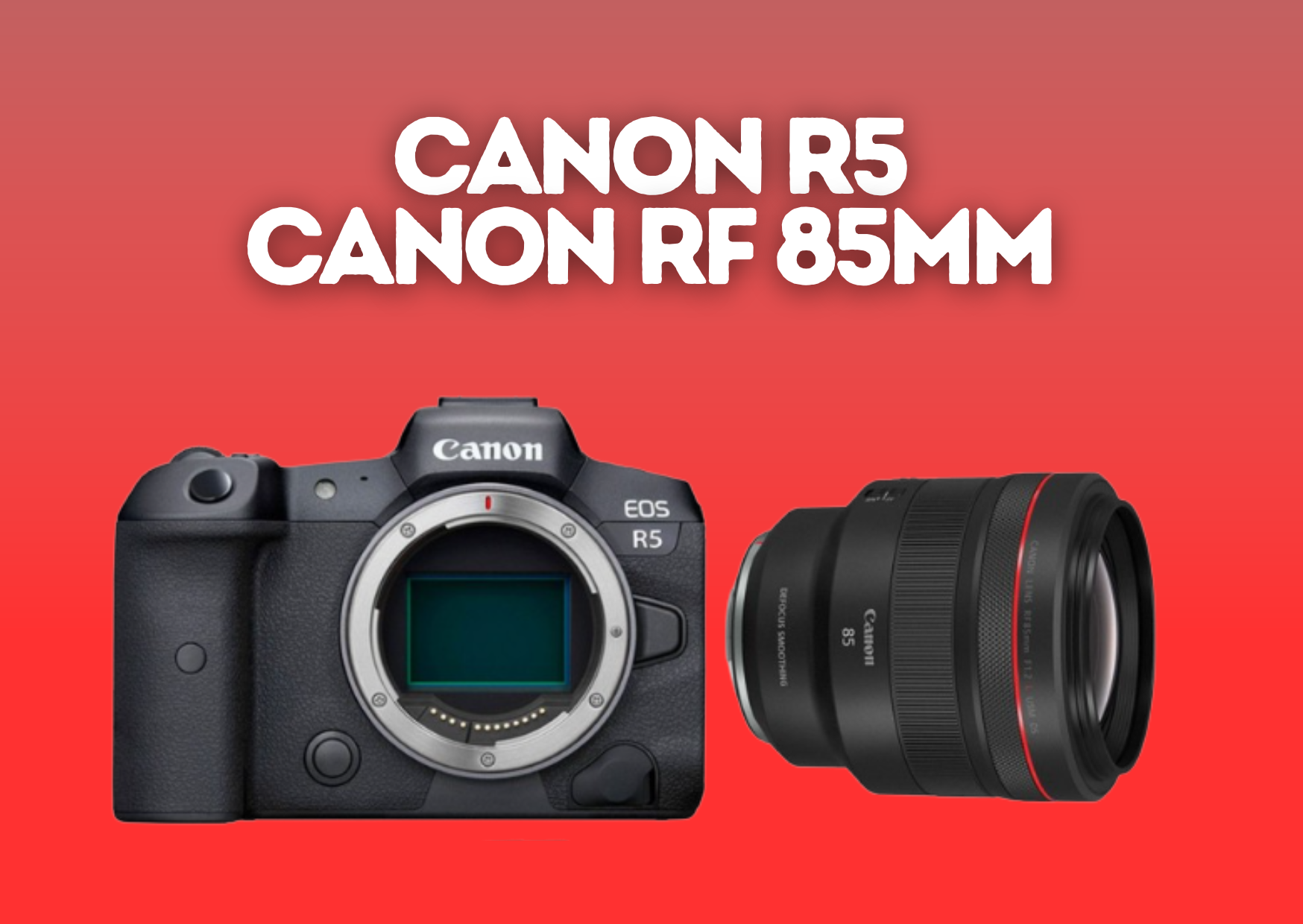 Canon r5 + rf 85mm f2 85 mm - canon r iv canon rf 