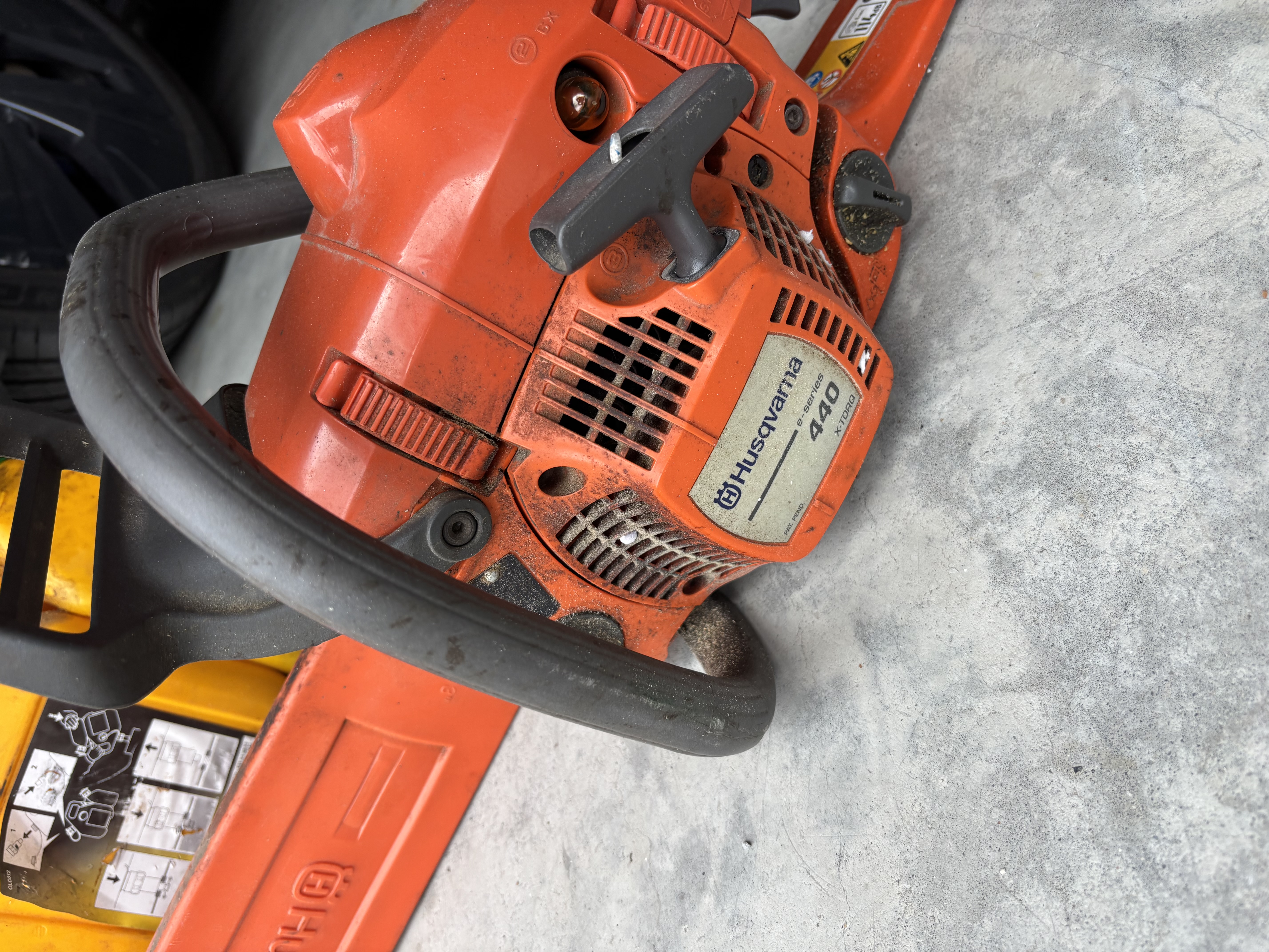 Bensin drevet husqvarna 440