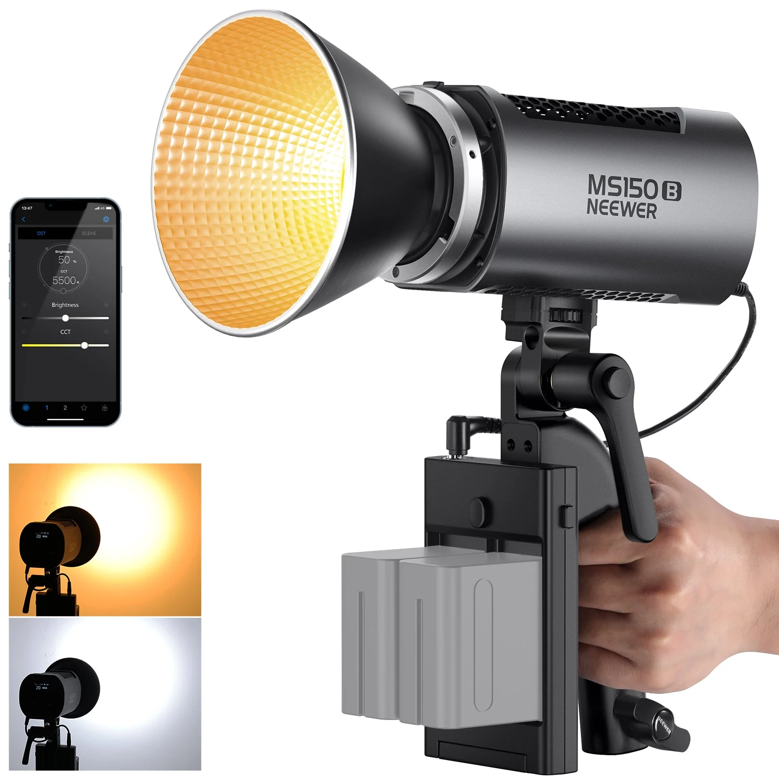 Neewer ms150b 130w bi color 