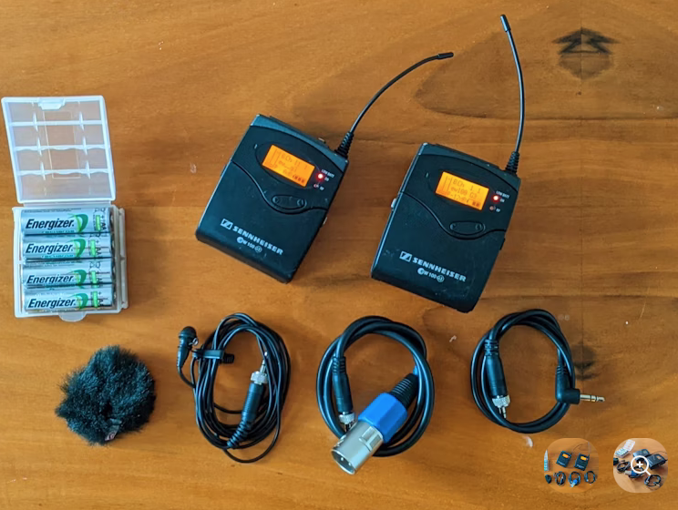 2x sennheiser g3 mics