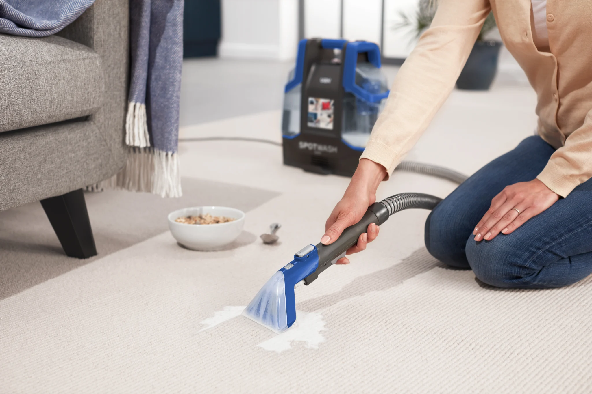 Vax carpet spot cleaner spotwash duo spot cleaner powerful compact pet dog cat upholstery sofa coach washer cdcw-csxa