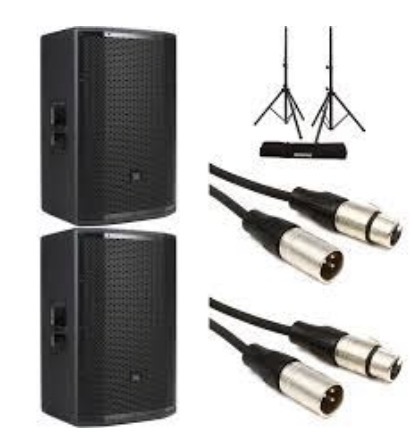 Speakers with mixer