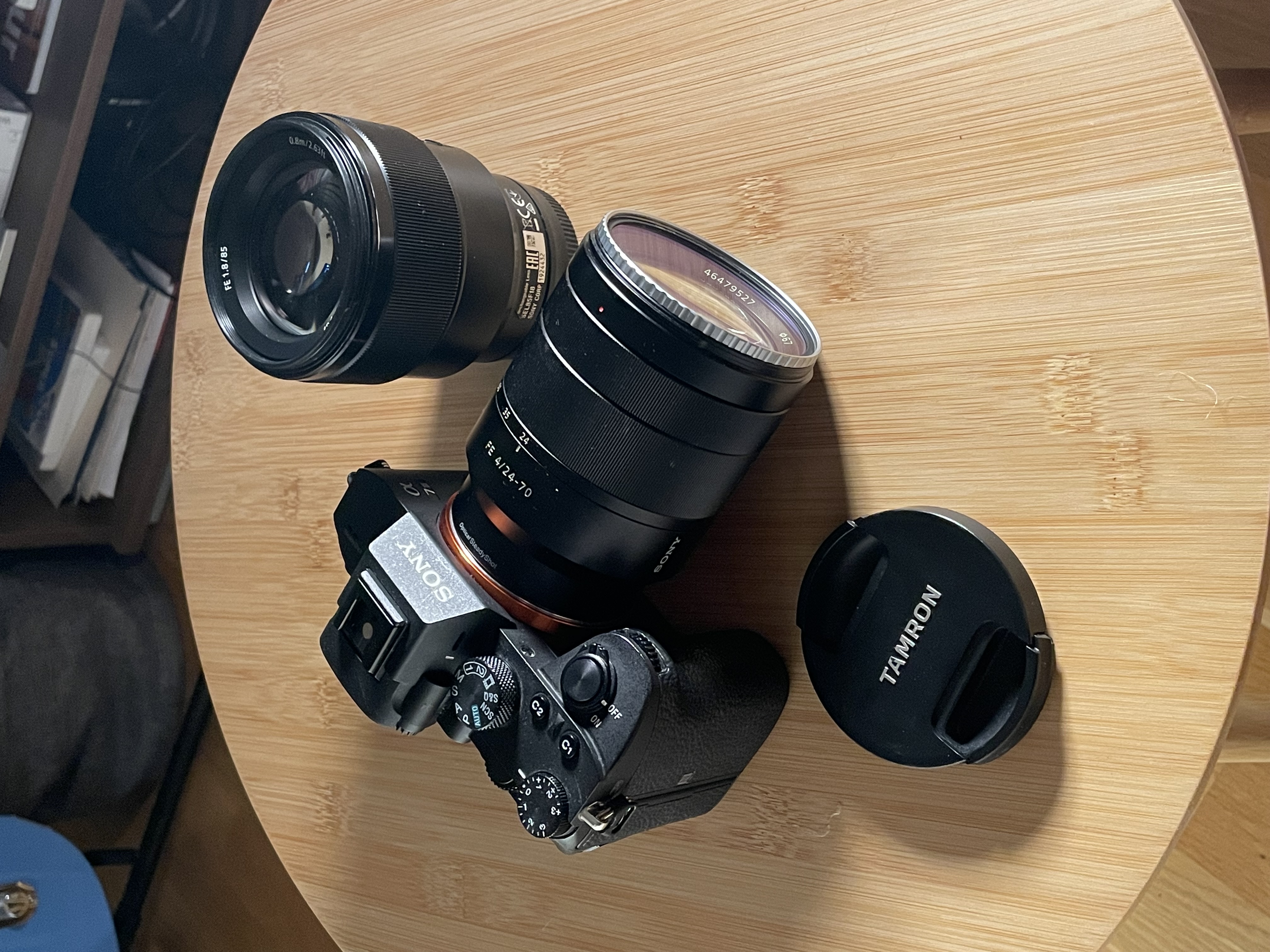 Sony a7iii med objektiv 24-70mm 