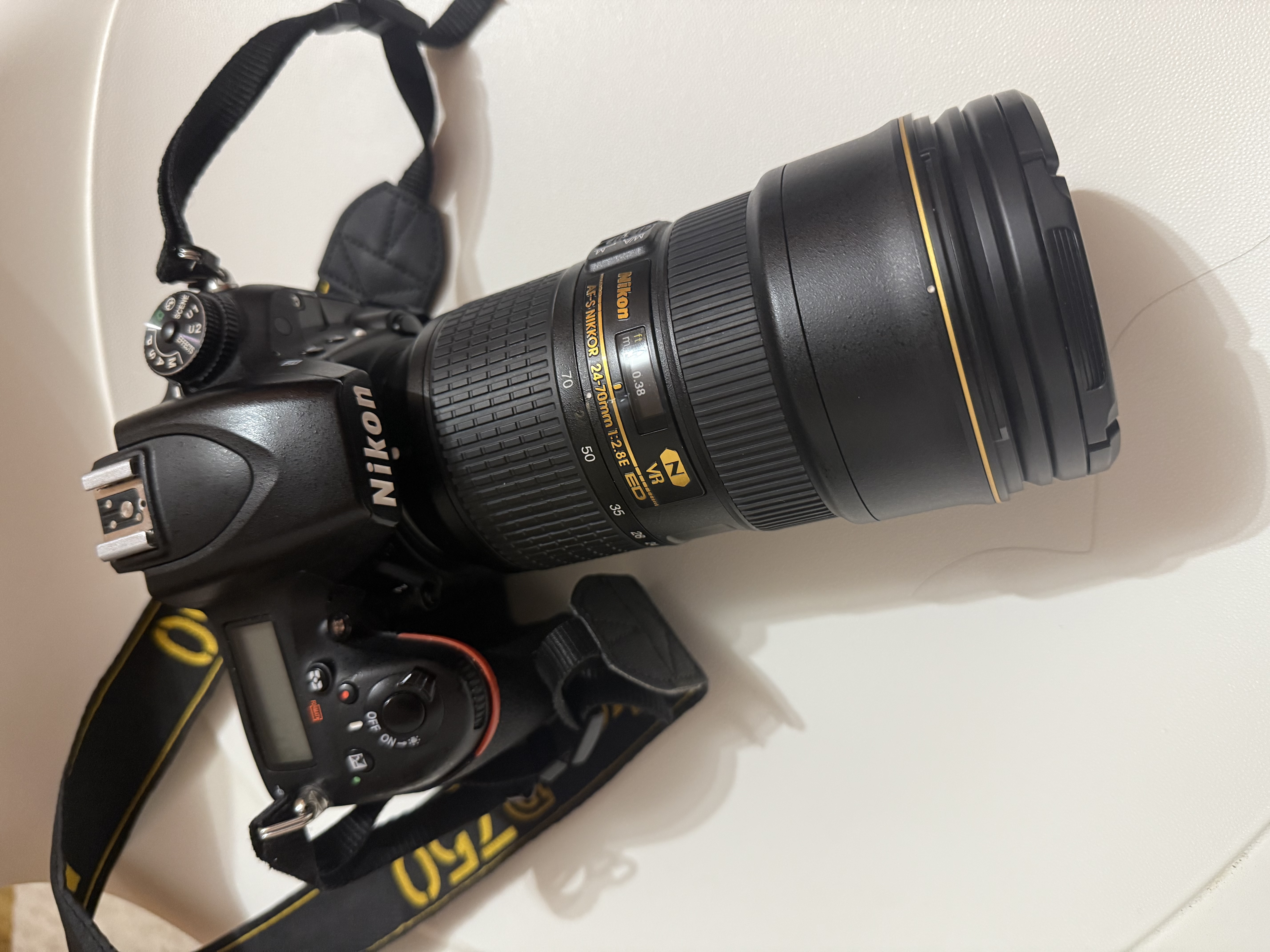 Nikon d750 body with 24-70mm nikkor lens f2.8
