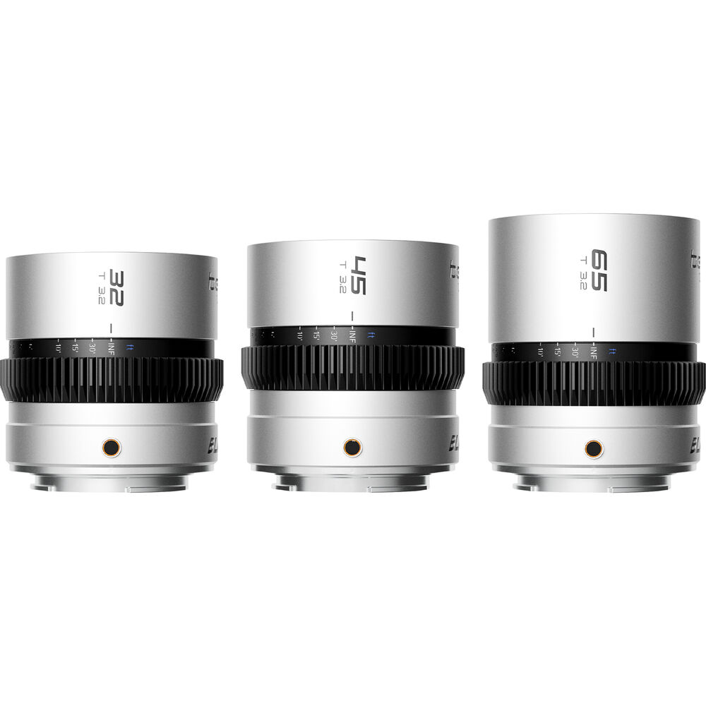 Blazar beetle 1.33 anamorphic set 32mm, 45mm, 65mm - e mount