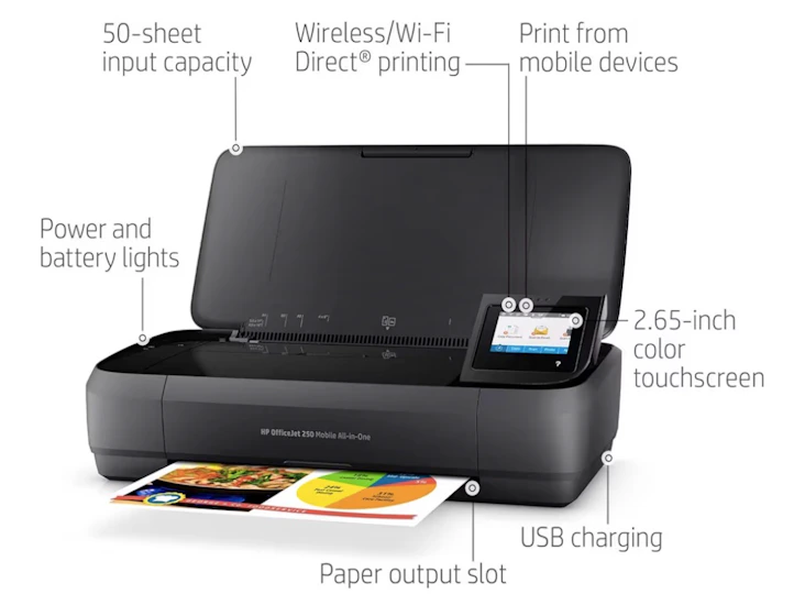 🖨️🔥 hp officejet 250 portable printer – hire me! 🔥🖨️