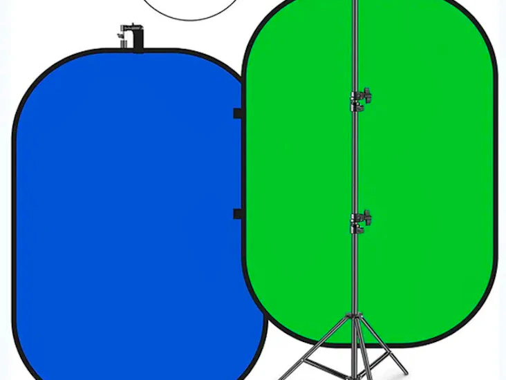 Portabel greenscreen inkl stativ | 150 x 200cm