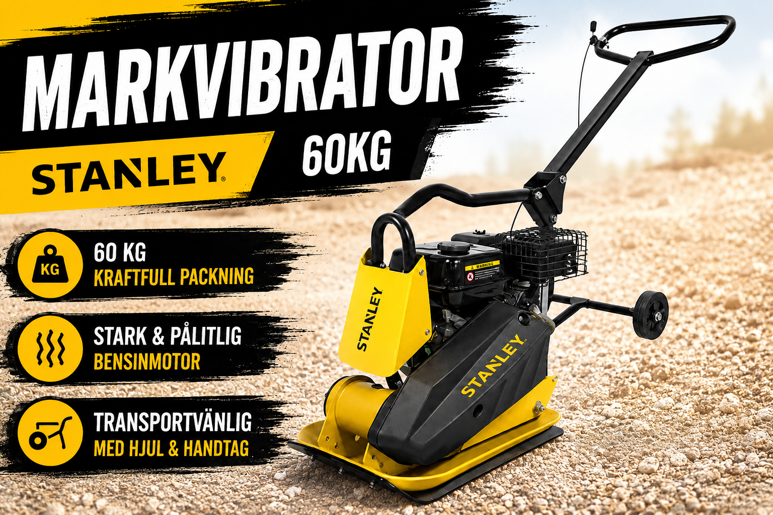 Markvibrator 60kg