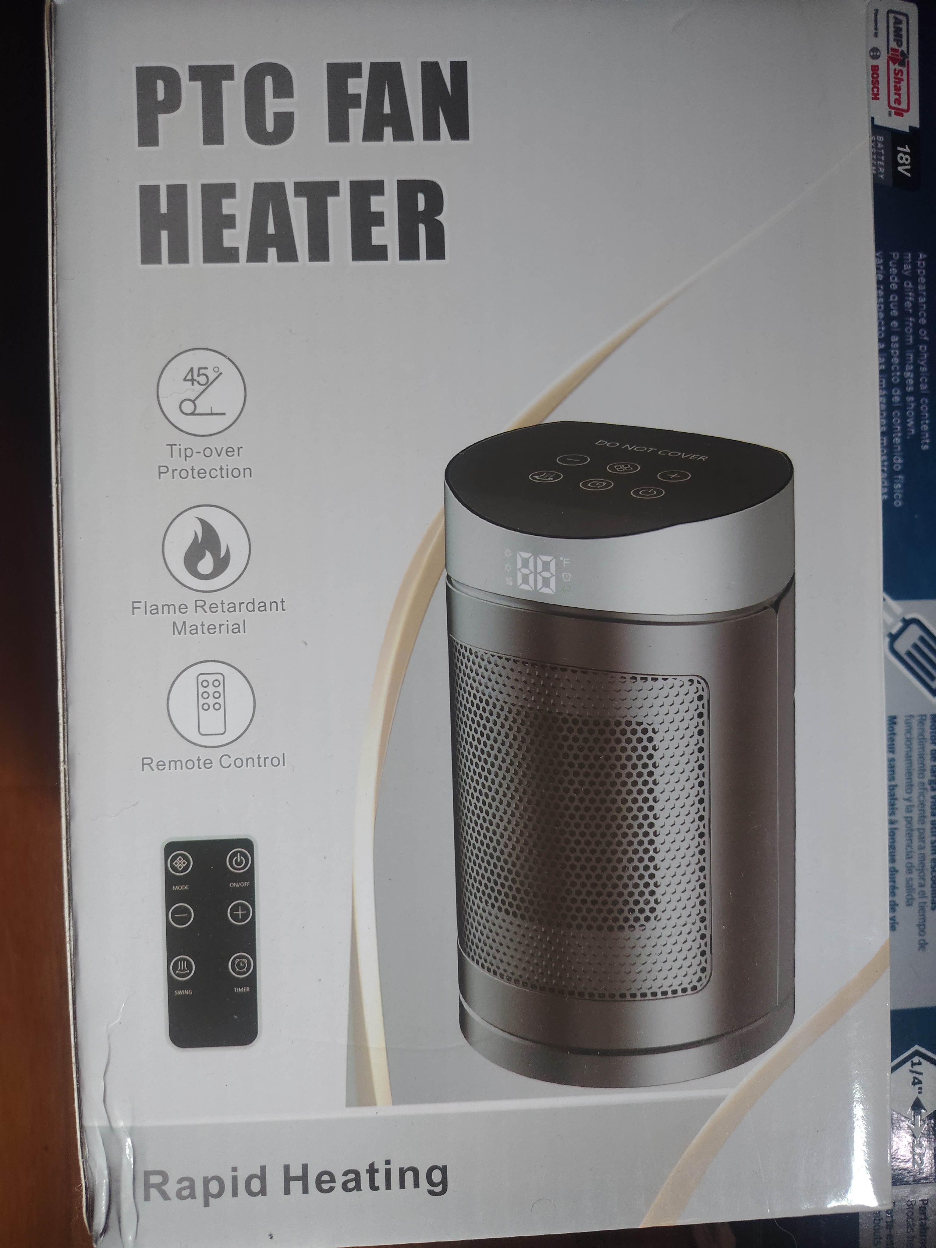 Ptc fan heater