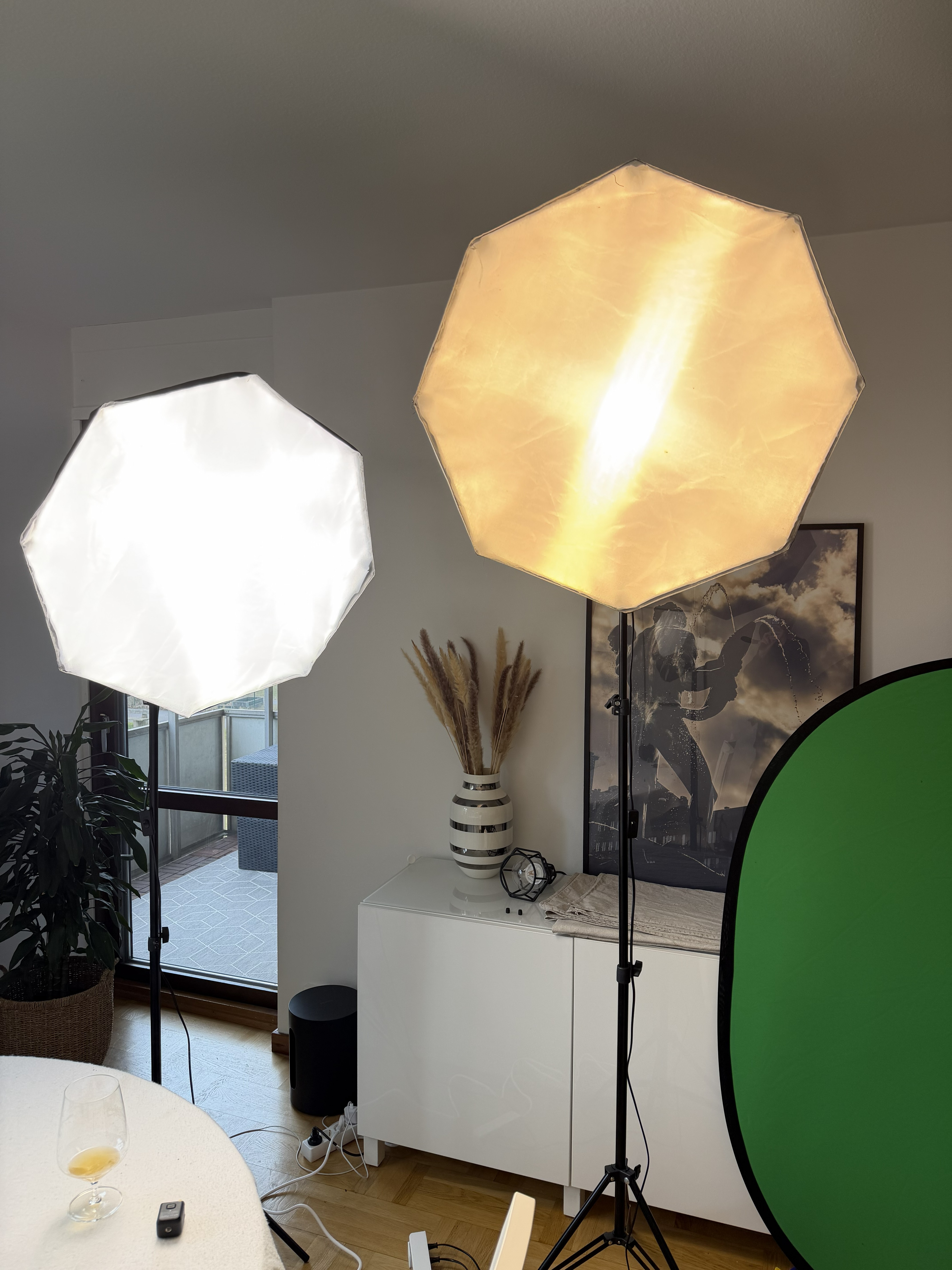  2x komplett softbox-belysning för enklare foto-/film-sessioner