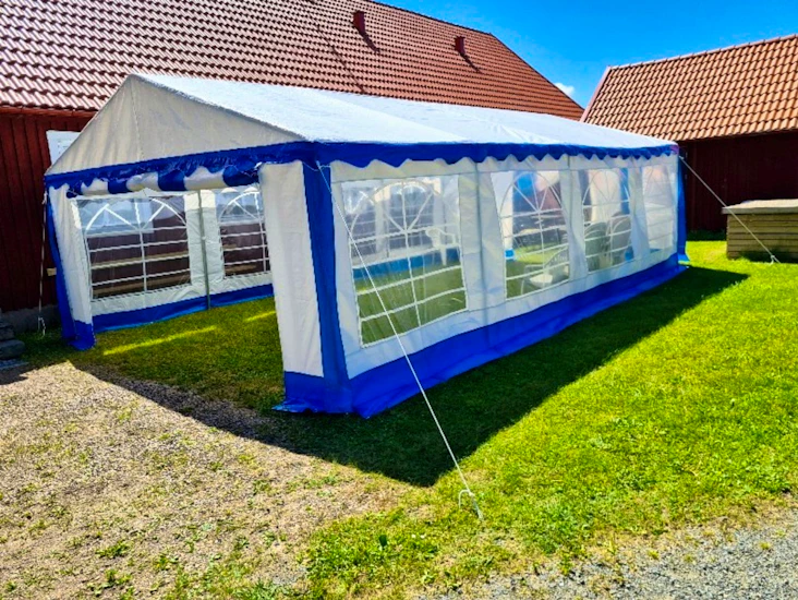 Partytält 5×8m
