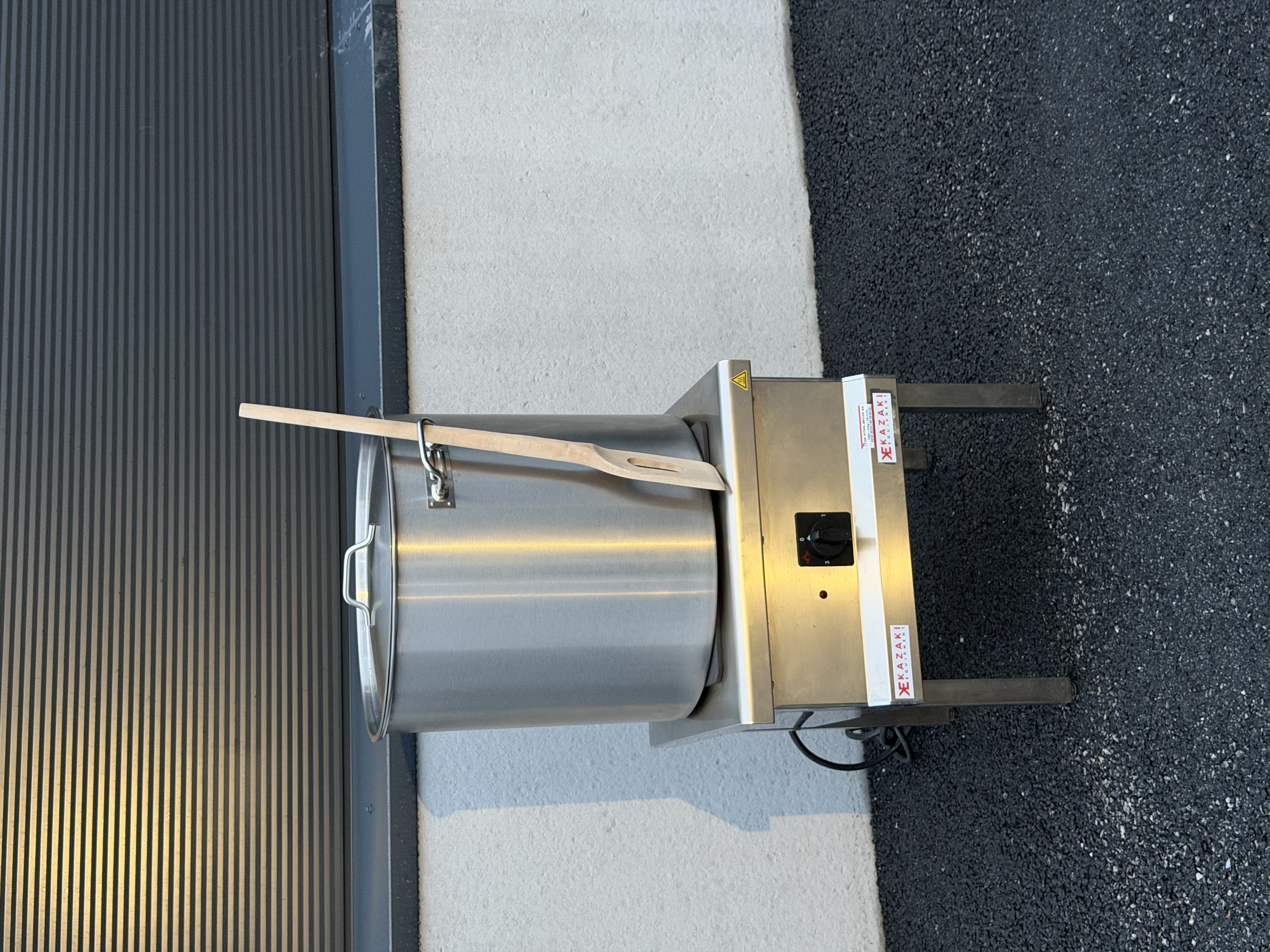 90 liters kjele med innsatskurv og kokeplate