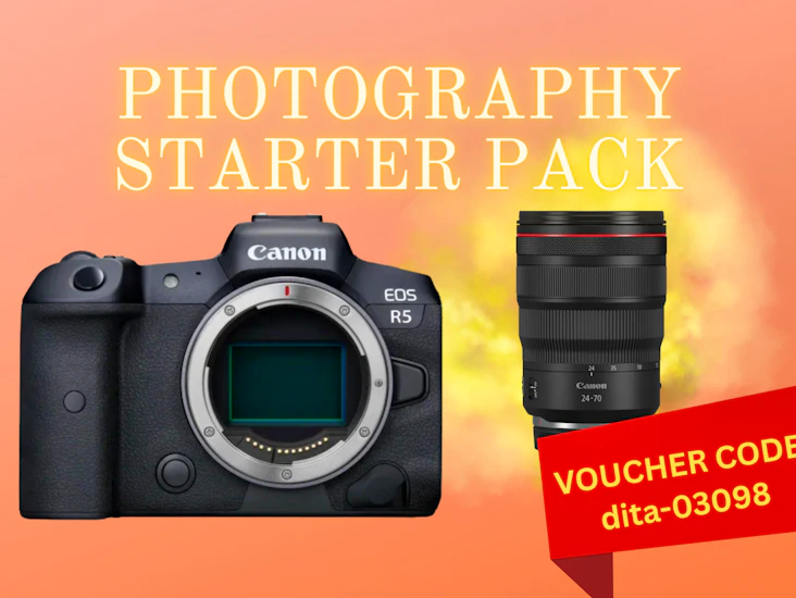 Canon r5 + canon rf 24-70mm f2.8 l is usm i camera lens bundle best deal