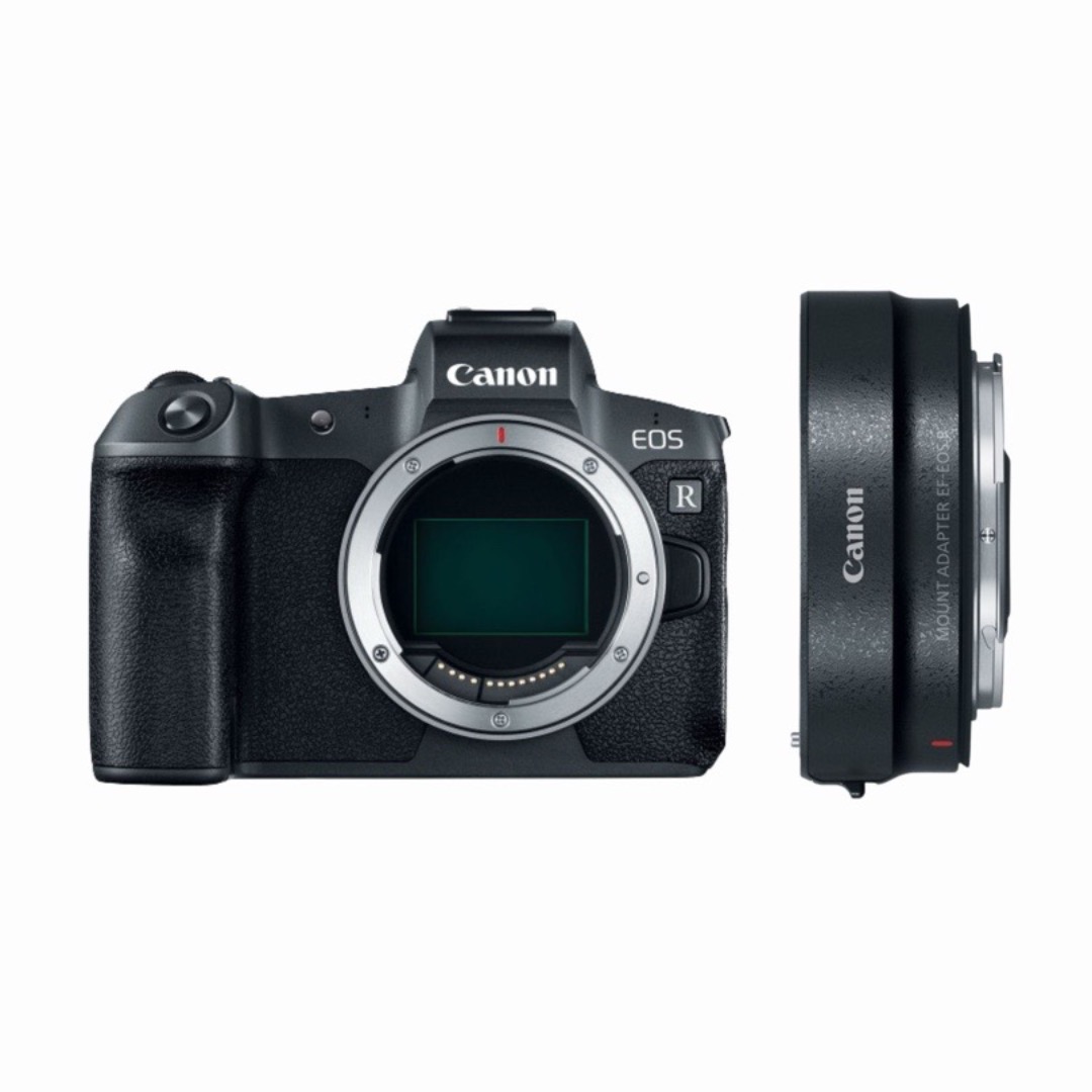 Canon eos r med ef adapter