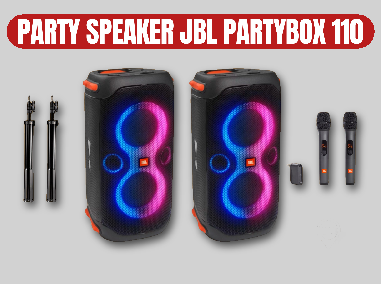 Jbl partybox 110 | portable party speaker system / wireless audio