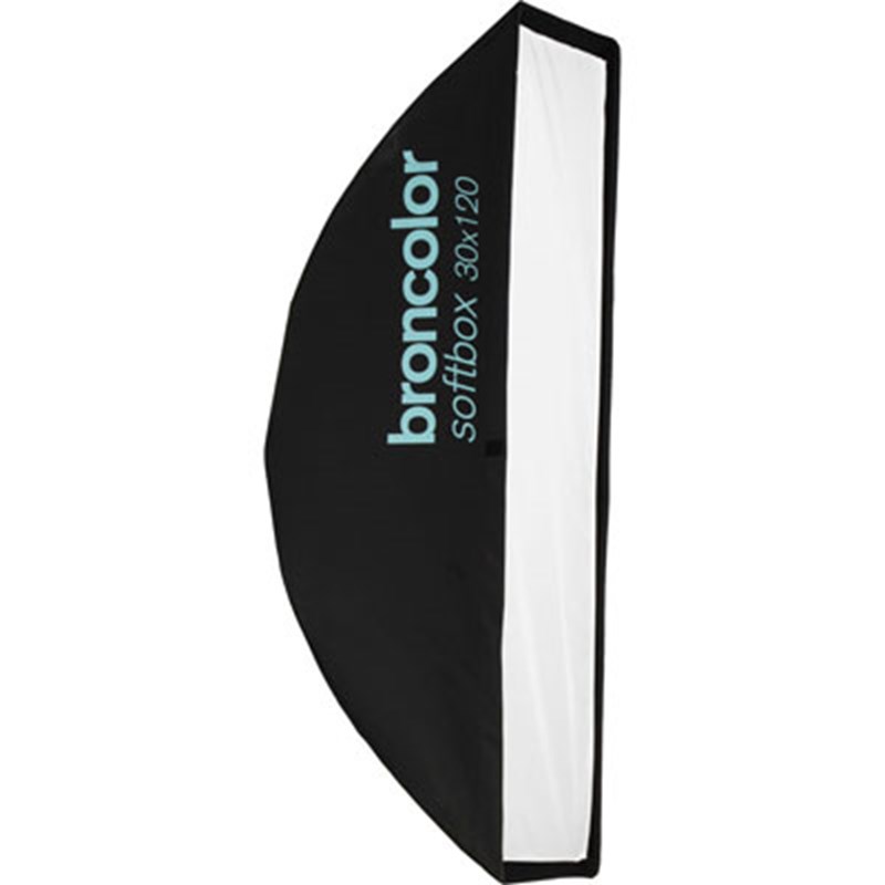 Broncolor 1x4 strip bank with speeding 