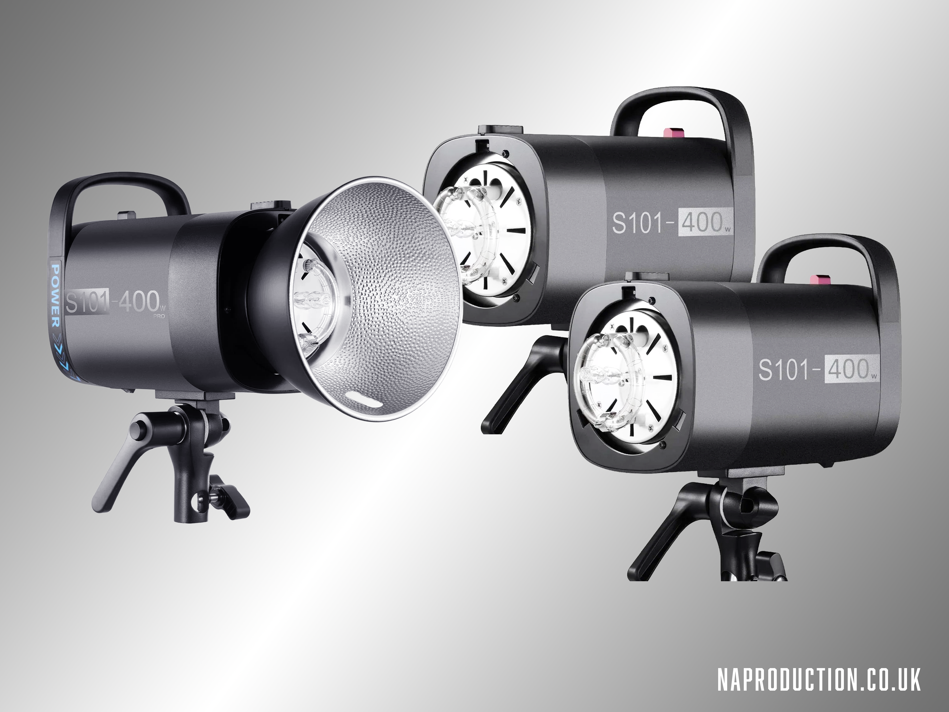 Neewer s101 pro and s101 400w studio strobe flash lights